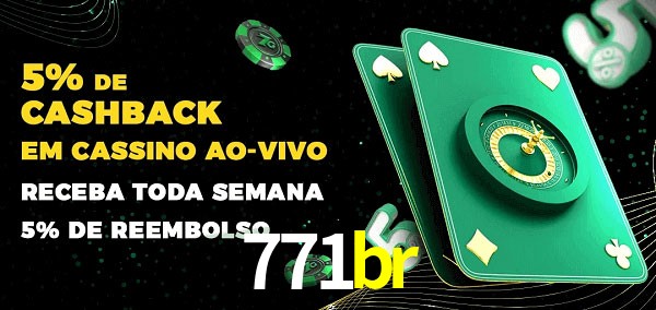 Promoções do cassino ao Vivo 771br